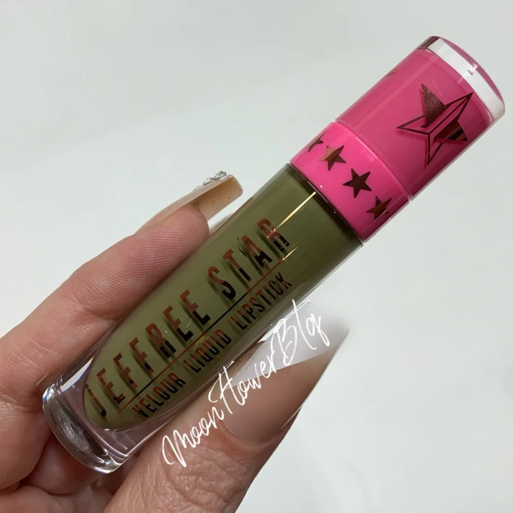 Jeffree Star Dead Presidents Velour Liquid Lipstick Olive Green Matte